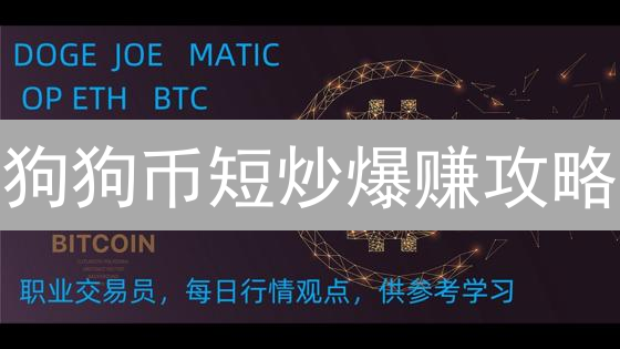 狗狗币短炒爆赚攻略：新手必看，一周翻倍不是梦？！